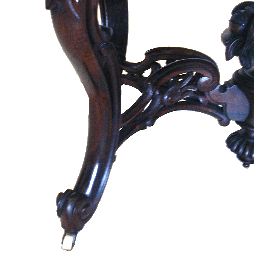 American Rococo Laminated Rosewood Center Table By Meeks