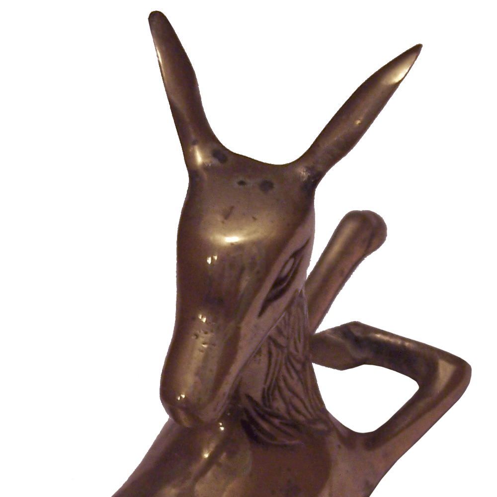 Brass Reclining Deer