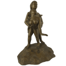 Bronze Sculpture Human Figurine Handmade In India