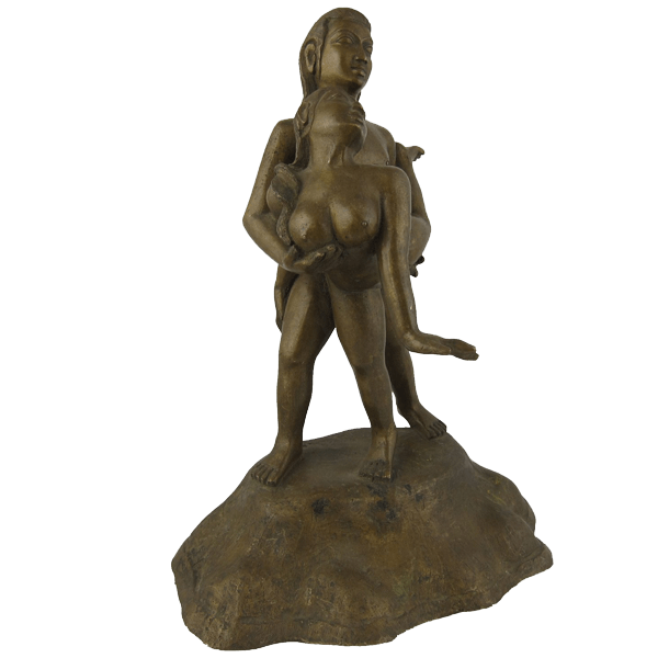 Bronze Sculpture Human Figurine Handmade In India