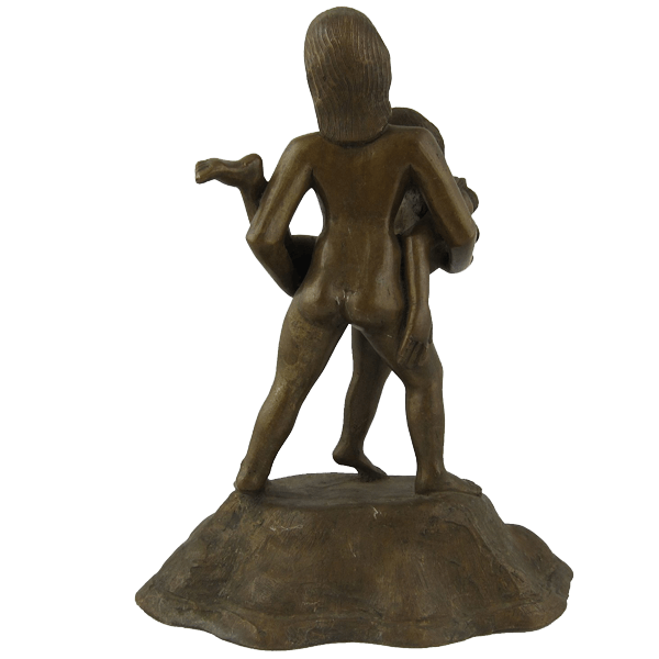 Bronze Sculpture Human Figurine Handmade In India