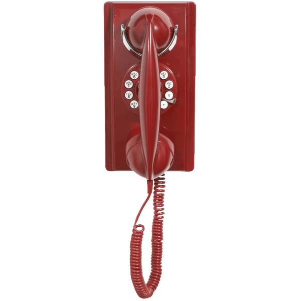 Crosley Cr55 Re Wall Phone With Push Button Technology