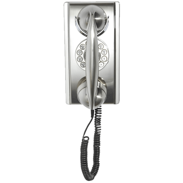 Crosley Cr55 Re Wall Phone With Push Button Technology