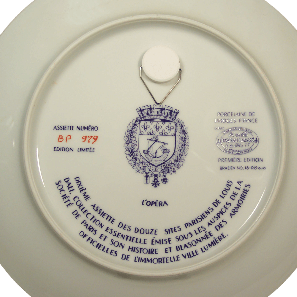 L Opera Collector Plate